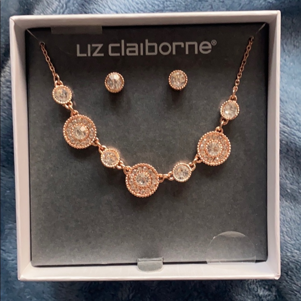 Never Used necklace earring set